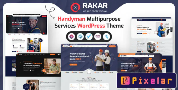 Rakar - El Tema de WordPress para Servicios de Múltiples Propósitos