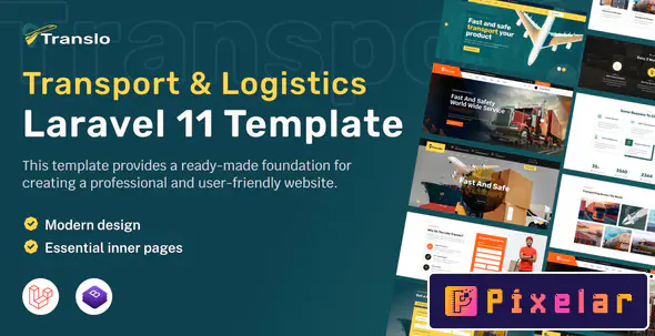Translo - La Plantilla de Laravel para Transporte y Logística
