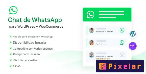WhatsApp Chat WordPress – Convierte Visitantes en Clientes con Chat Directo en tu Web