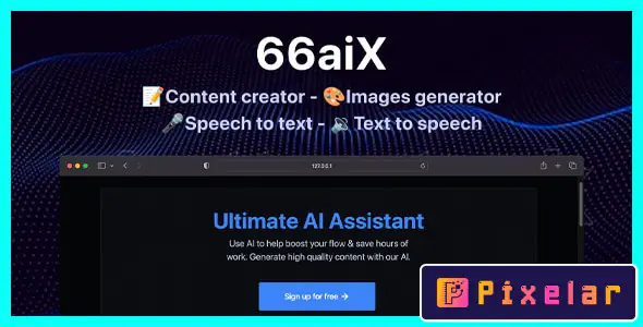 66aix - Plataforma SaaS Todo-en-Uno de Inteligencia Artificial para Negocios