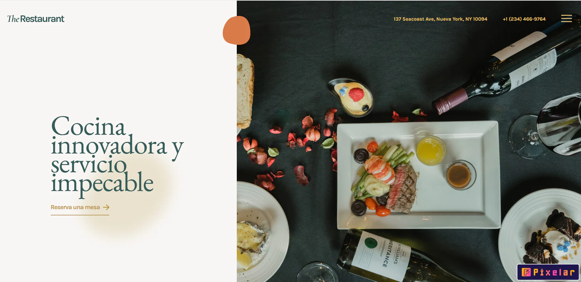 The Restaurant - Kit de Plantillas Elementor Pro para Bares, Cafeterías y Restaurantes