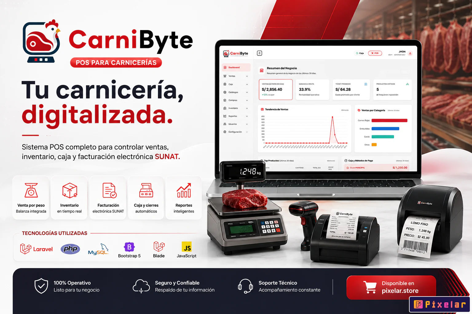 CarniByte POS v2.0: El Sistema de Gestión Completo con Facturación Electrónica SUNAT para tu Carnice