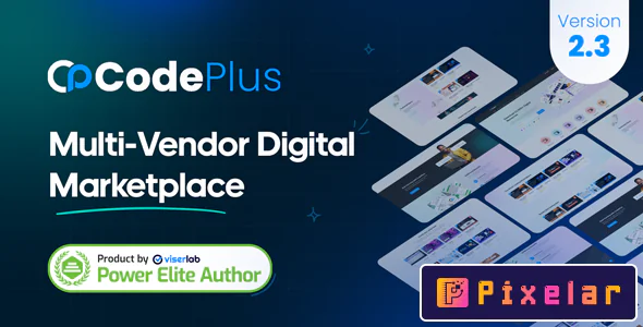 CodePlus - Plataforma Multi-Vendor para Marketplace de Productos Digitales | Código Fuente Completo