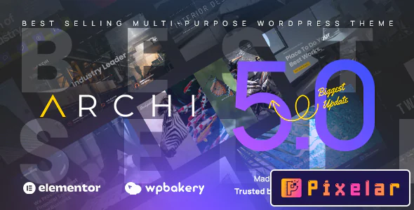 Archi - Tema WordPress para Diseño de Interiores y Multiuso con Elementor