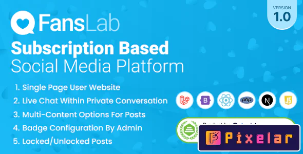 FansLab - Subscription Based Social Media Platform – Monetiza Tu Contenido