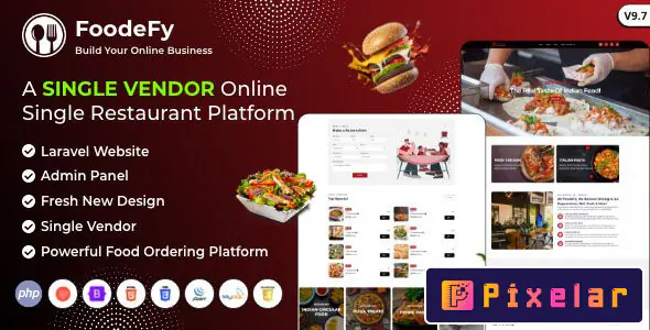 Foodefy - Plataforma Laravel de Pedidos de Comida para Restaurantes 🍽️💻