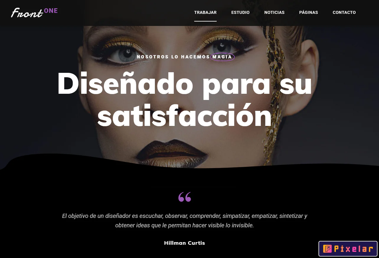 FrontOne - Kit de Plantillas Elementor para Fotografía Creativa, Portafolios y Galerías de Arte