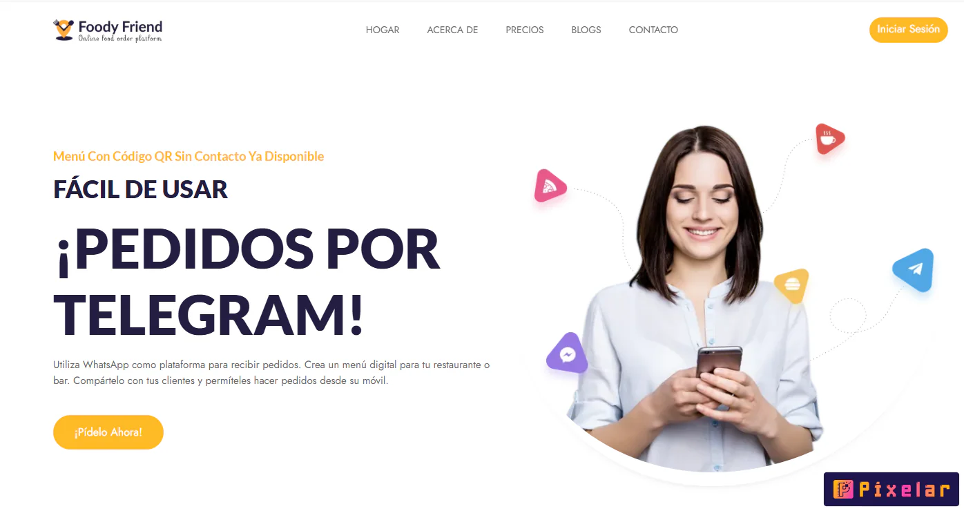 Foody Friend - Bot de Pedidos de Comida para WhatsApp, Telegram y Messenger (SAAS)