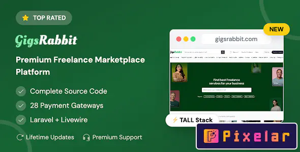 GigsRabbit - Tu Plataforma de Marketplace Freelance Premium