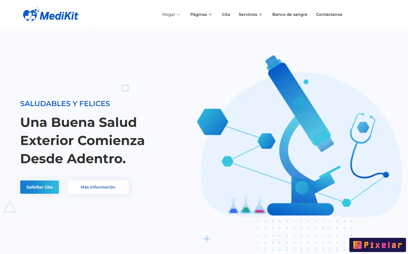 MediKit - Kit de Plantillas Elementor para Hospitales, Clínicas, Doctores y Servicios de Salud