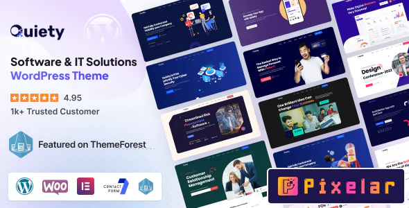 Quiety – Tema de WordPress para soluciones de software y TI