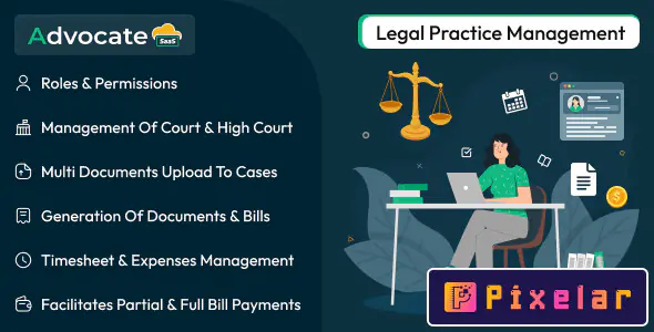 Advocate SaaS - Gestión Legal Multi-Tenant y CRM para Abogados ⚖️🚀