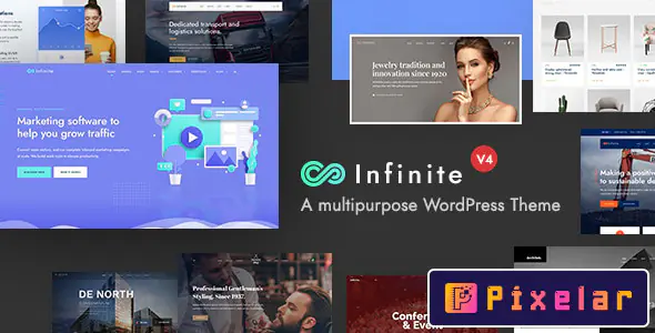 Infinite - Tema WordPress Corporativo para Empresas y Negocios Profesionales