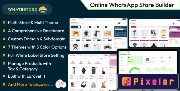 WhatsStore SaaS - Sistema de creación de tiendas de WhatsApp en línea